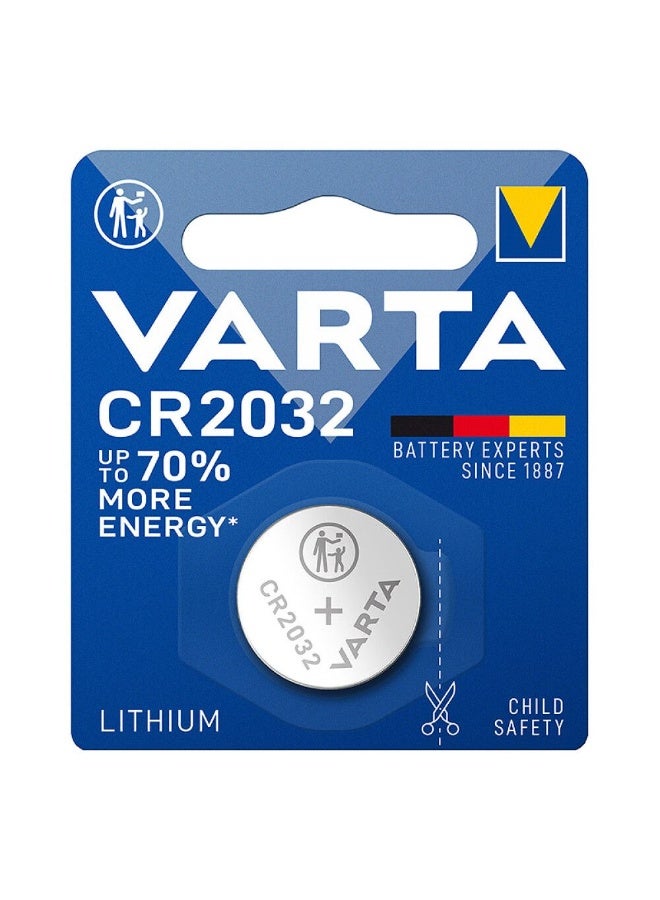 فارتا 1-Piece Varta CR2032 Button Cell Lithium 3V Battery - Image 1